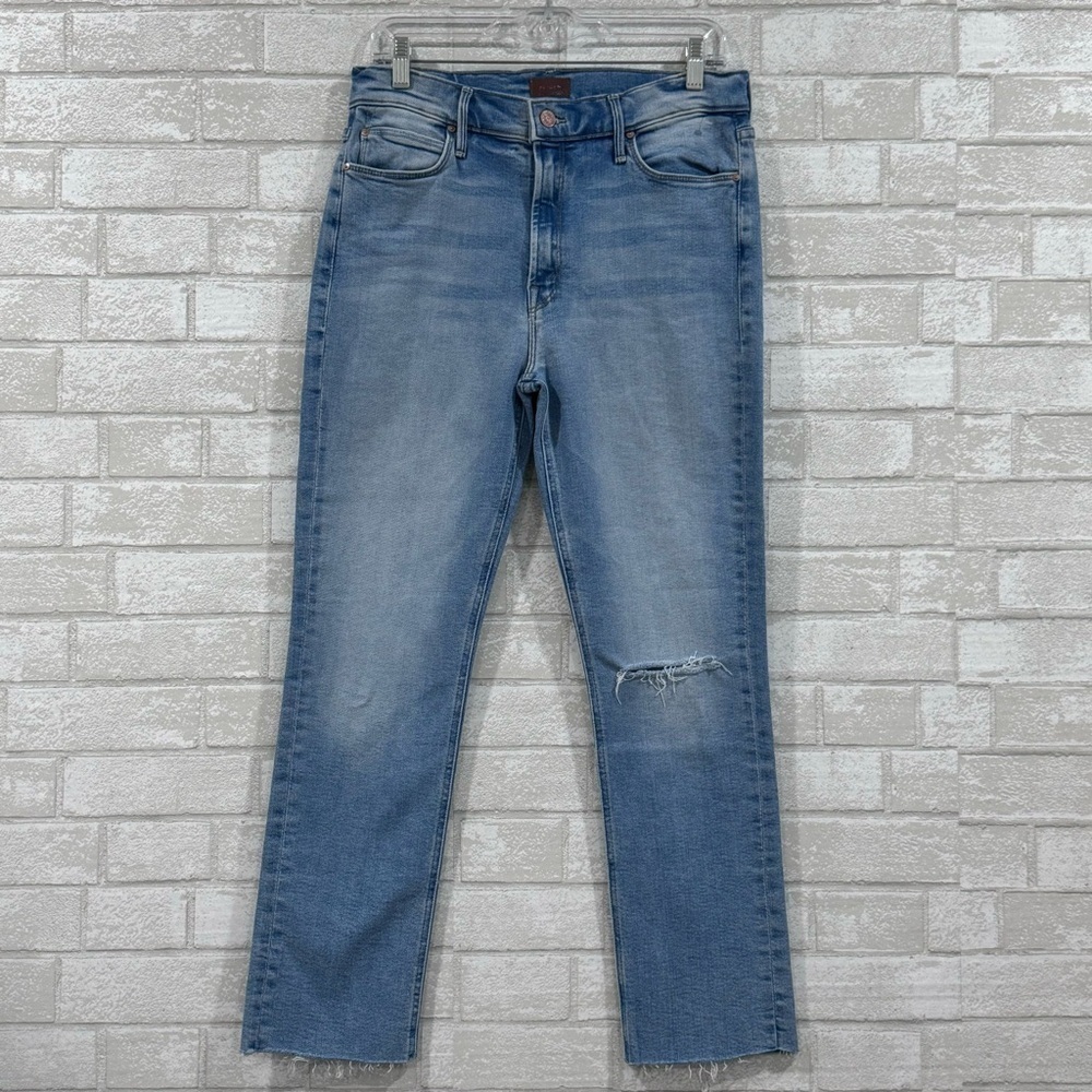 MOTHER THE MID RISE DAZZLER ANKLE FRAY KEANS - Hopeless Romantic - Sz-32